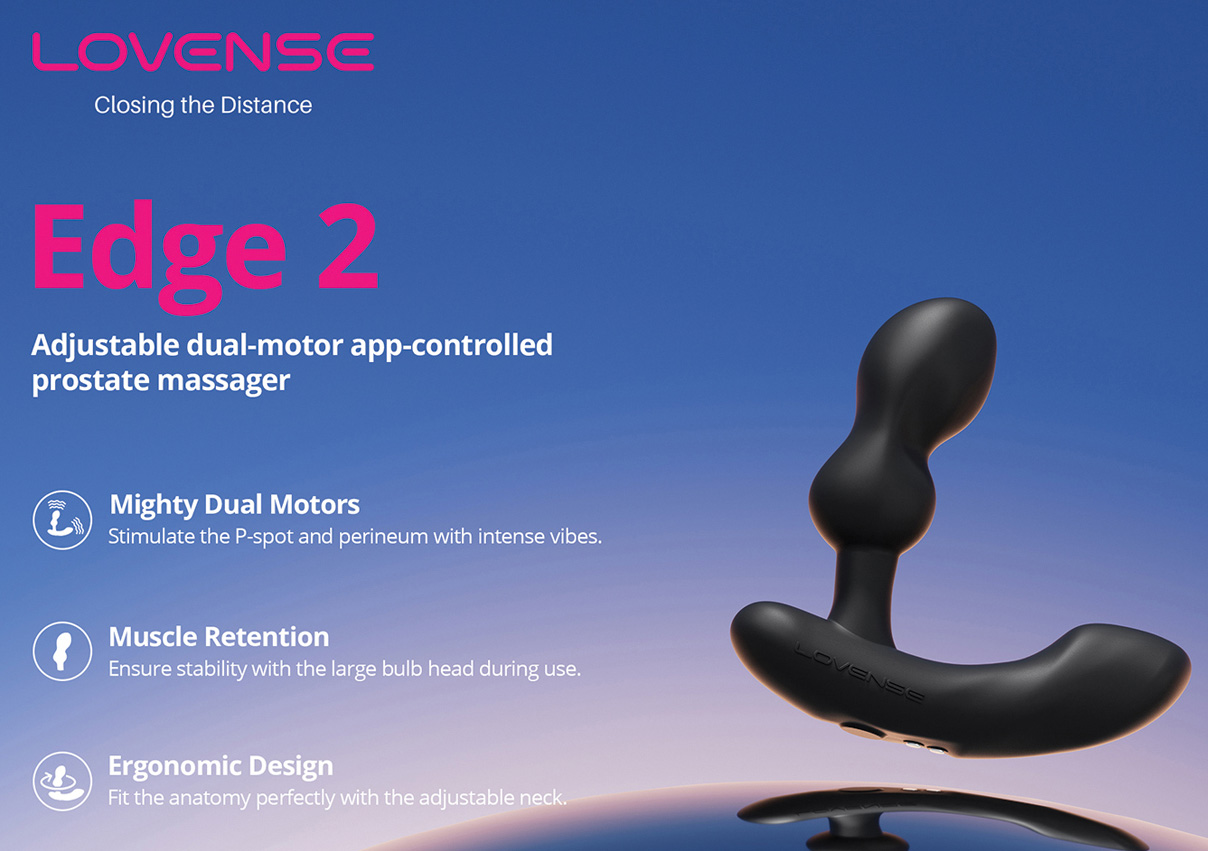 Lovense Edge 2 Prostate Massager Features
