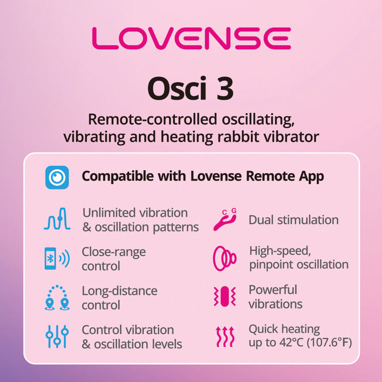 Lovense Osci 3 Vibrator Features
