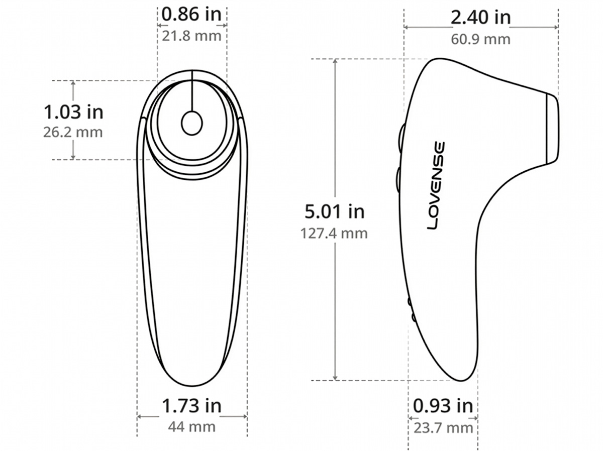 Lovense Tenera 2 Dimensions