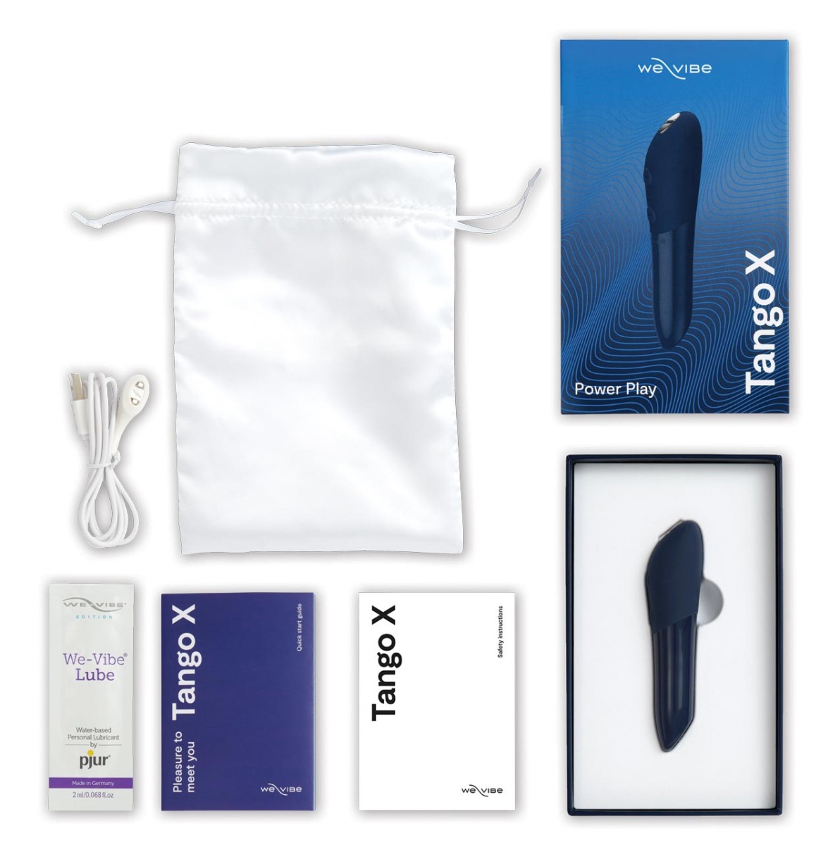 We-Vibe Tango X What's in the Box