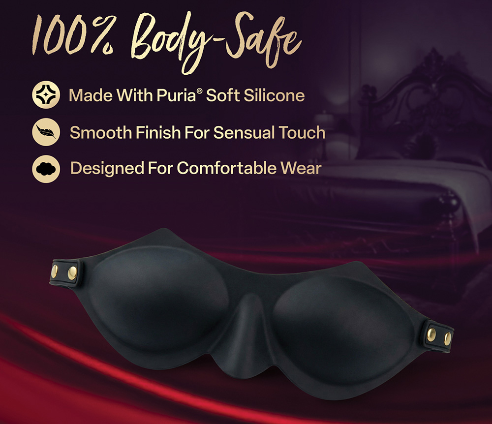 Blush Temptasia Ardor Silicone Blindfold Body-Safe Silicone Material