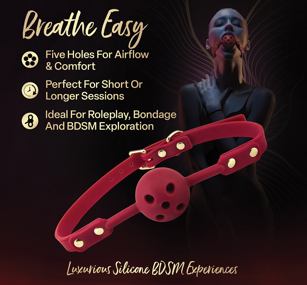 Blush Temptasia Ardor Breathable Ball Gag Features