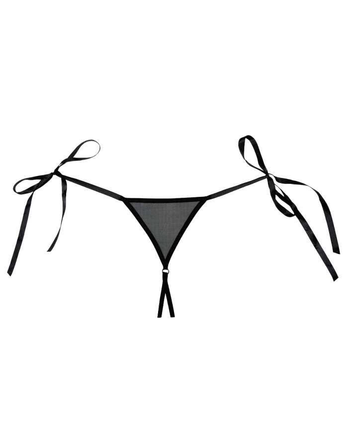 Allure Adore Lolita Crotchless Hip Ties Panties