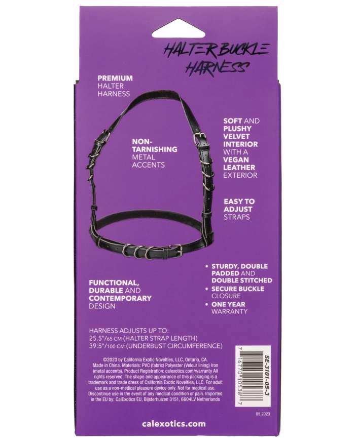 CalExotics Euphoria Halter Buckle Harness