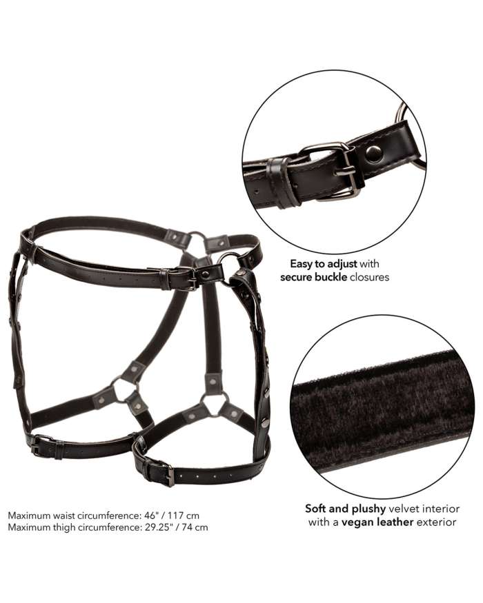 CalExotics Euphoria Plus Size Riding Thigh Harness