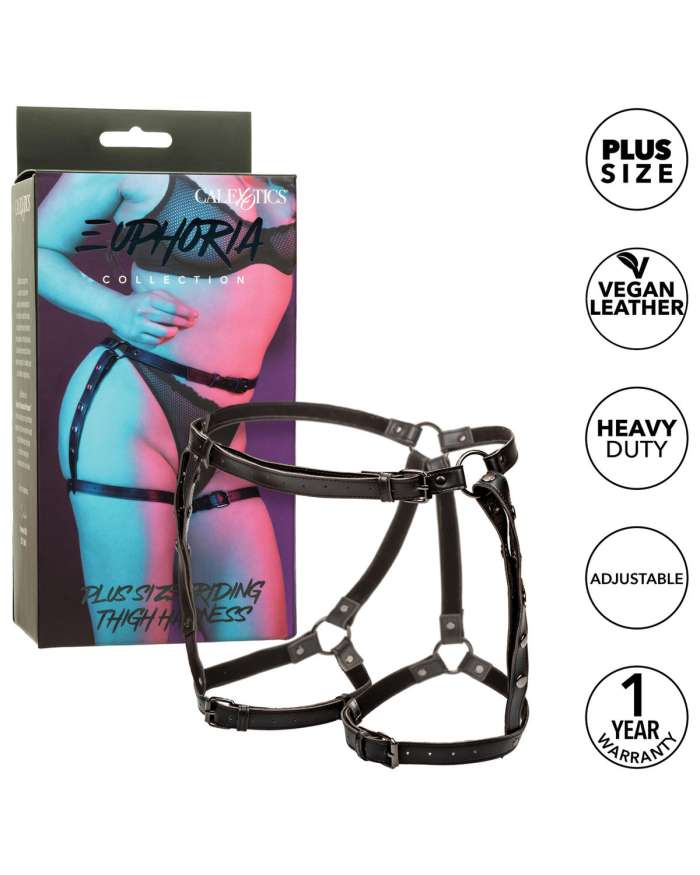 CalExotics Euphoria Plus Size Riding Thigh Harness