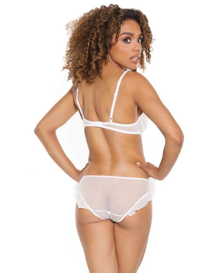 Coquette Daydreamer Open Side Crotchless Teddy