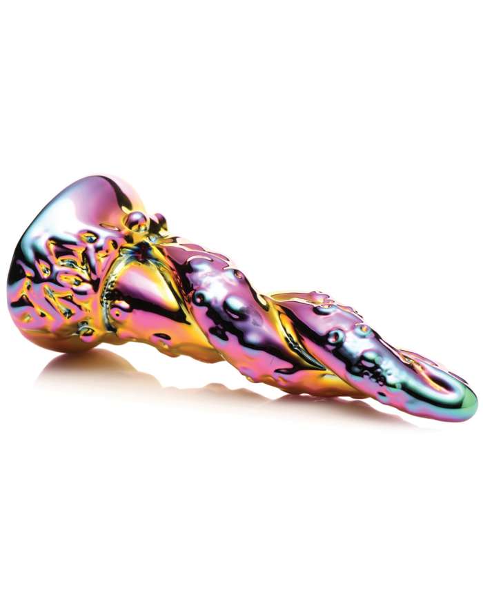 Creature Cocks Enchantress Rainbow Twisted Glass Dildo