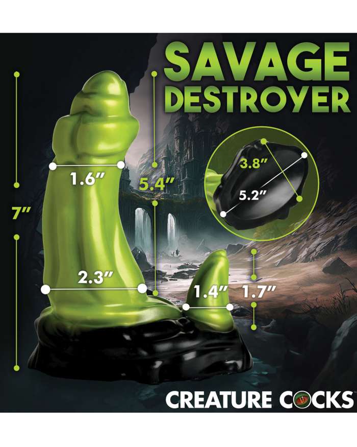 Creature Cocks Orc Textured Dildo
