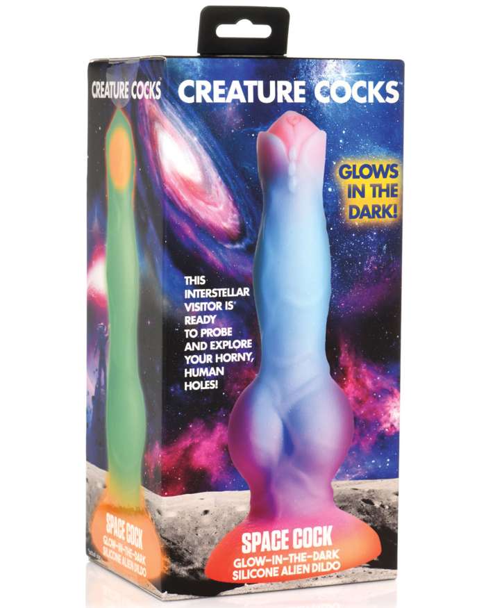 Creature Cocks Space Cock Glow In The Dark Alien Dildo