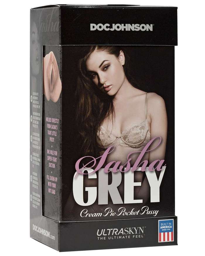 Doc Johnson Sasha Grey Ultraskyn UR3 Cream Pie Pocket Pussy