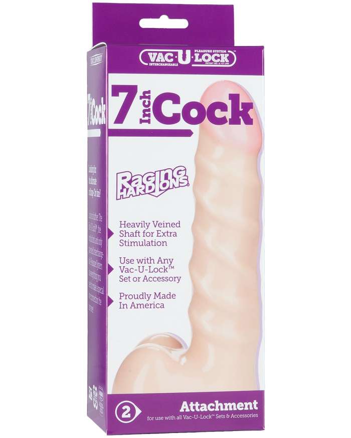 Doc Johnson Vac-U-Lock Raging Hard On Cock 7