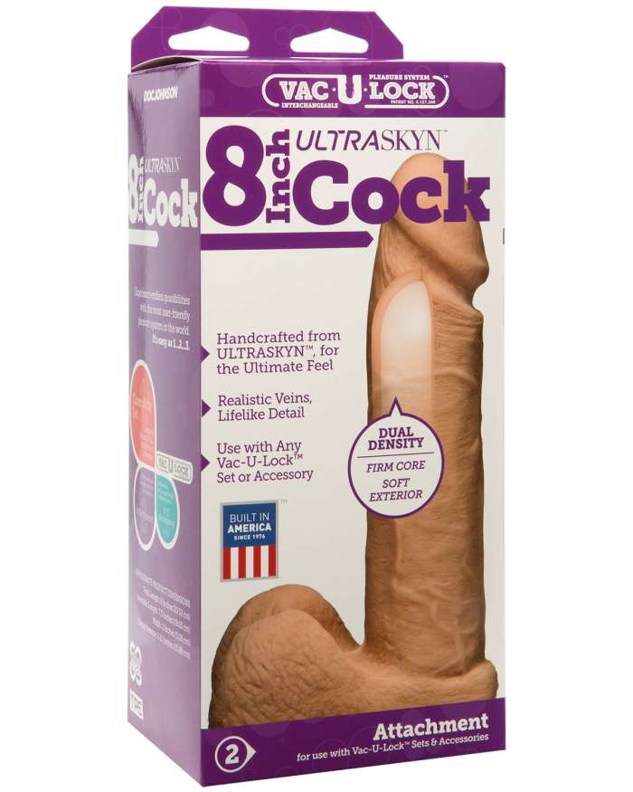Doc Johnson Vac-U-Lock Ultraskyn Cock 8