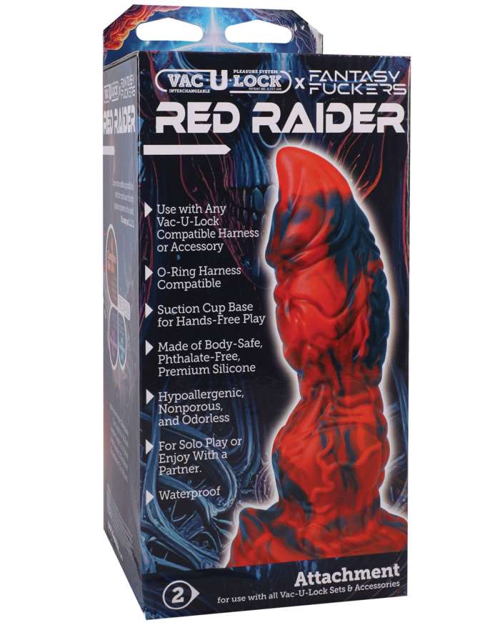 Vac-U-Lock x Fantasy Fuckers Red Raider Dildo
