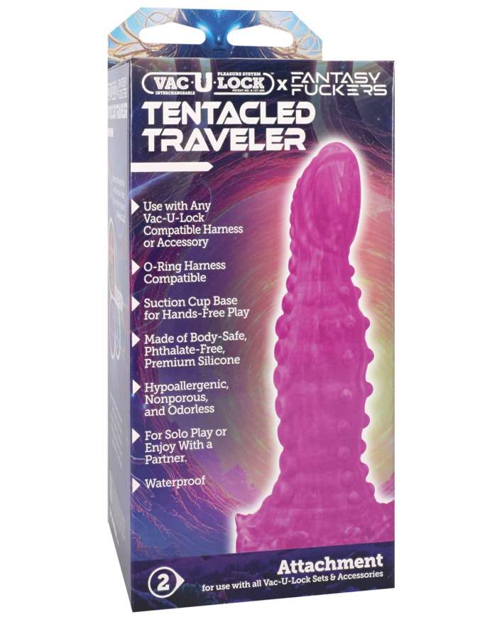 Vac-U-Lock x Fantasy Fuckers Tentacled Traveler Dildo