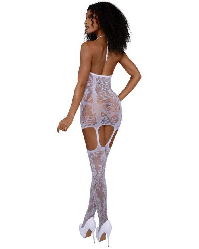 Dreamgirl Triniad Gartered Bodystocking