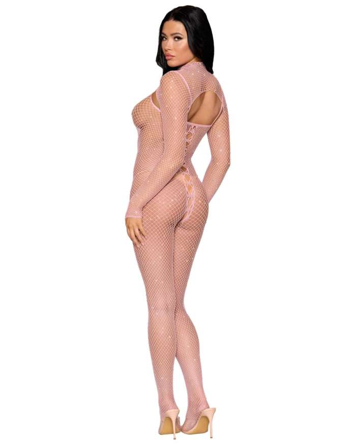Dreamgirl Diamond 2-Piece Bodystocking and Shrug Set