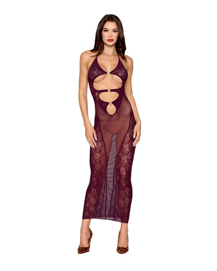 Dreamgirl Seamless Gown with Removable Shrug 2-Piece Set