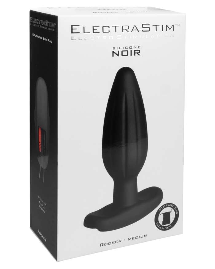 ElectraStim Silicone Noir Rocker Butt Plug