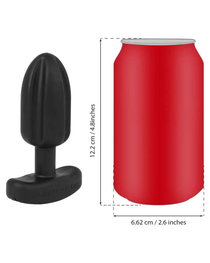 ElectraStim Silicone Noir Tartarus Quadripolar Butt Plug