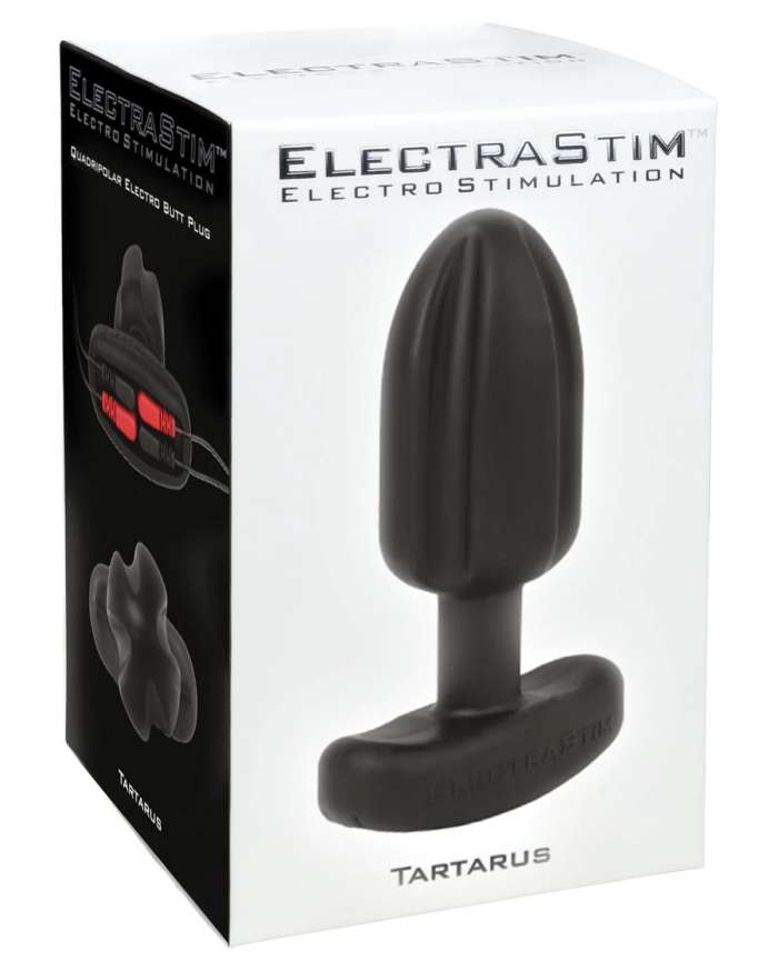 ElectraStim Silicone Noir Tartarus Quadripolar Butt Plug