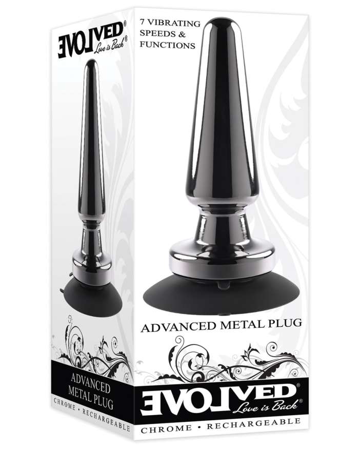Evolved Advanced Metal Vibrating Butt Plug