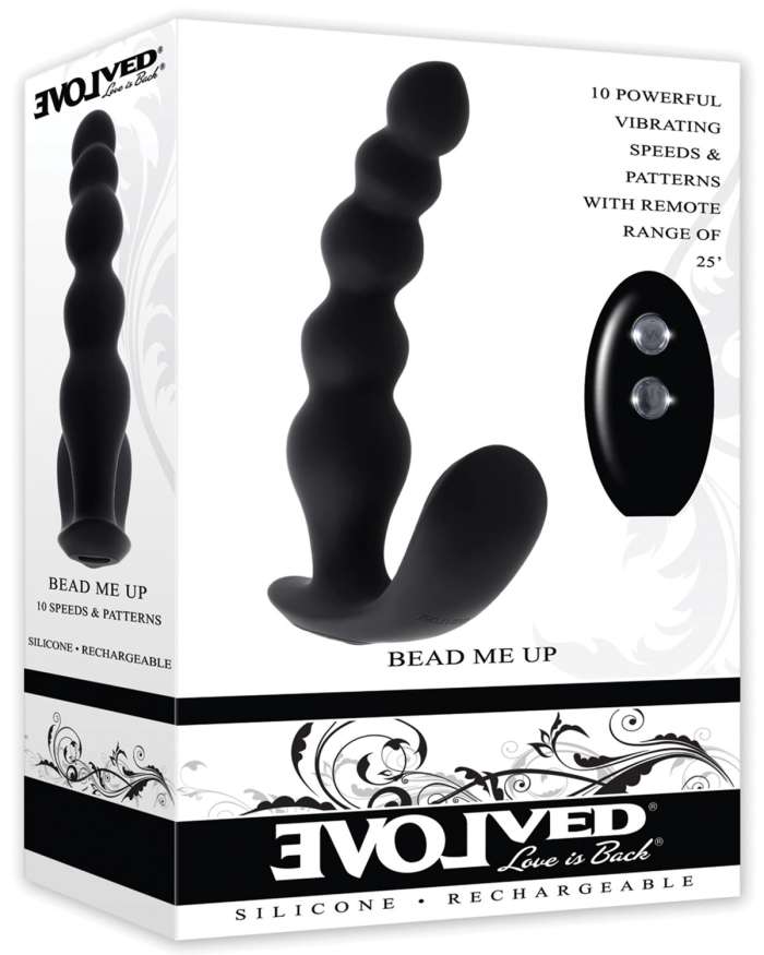 Evolved Bead Me Up Anal Vibrating Beads with Remote