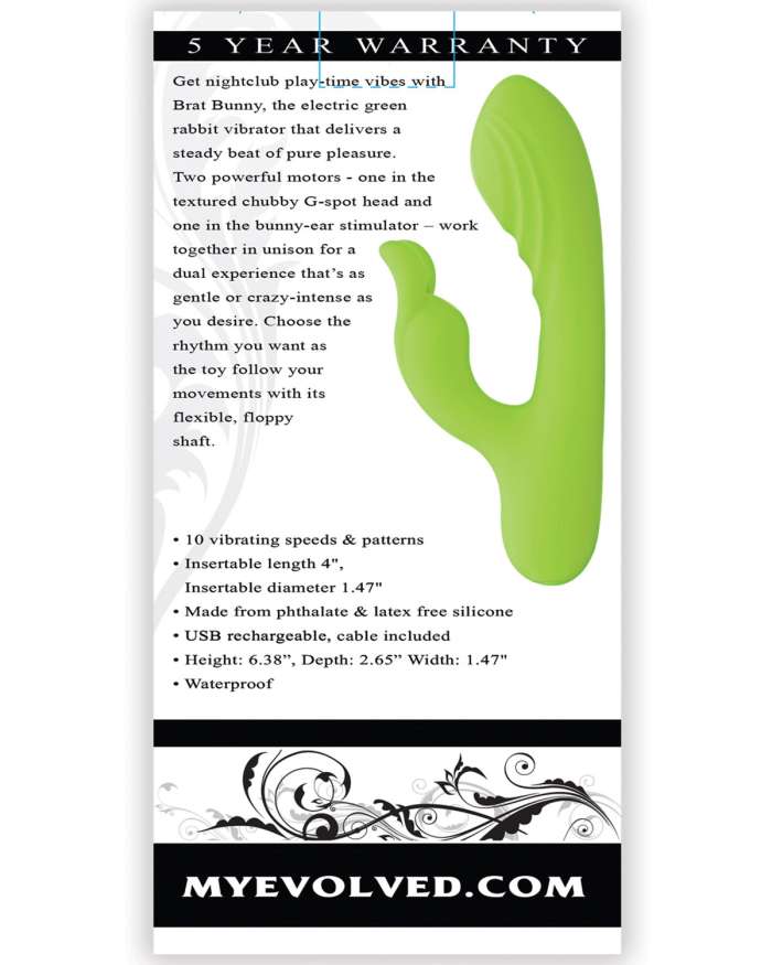 Evolved Brat Bunny Rabbit Vibrator