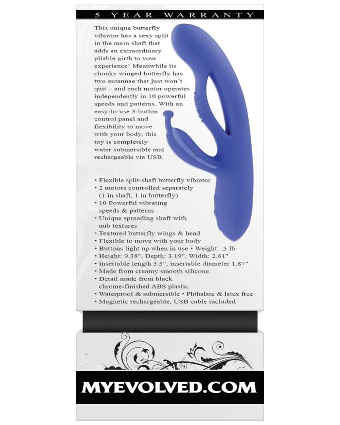 Evolved Butterfly Dreams Rabbit Vibrator