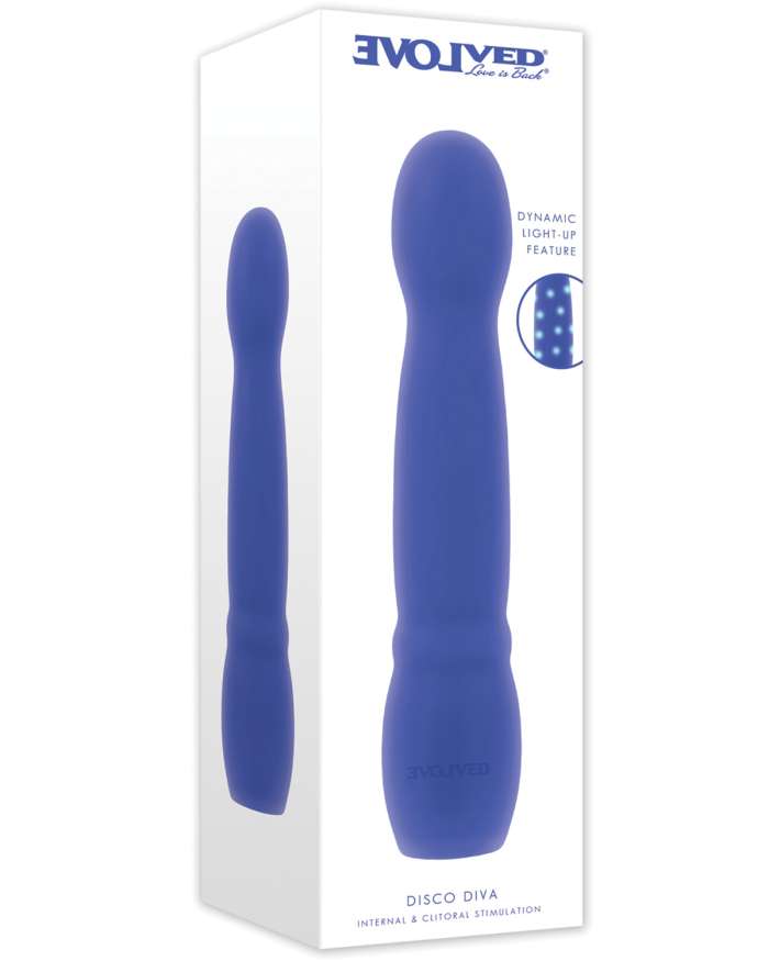Evolved Disco Diva Swirling Lights Vibrator