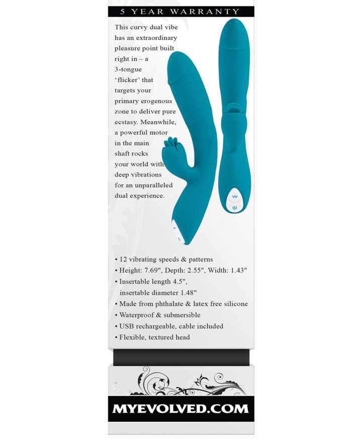 Evolved Fierce Flicker Triple Flicking Rabbit Vibrator