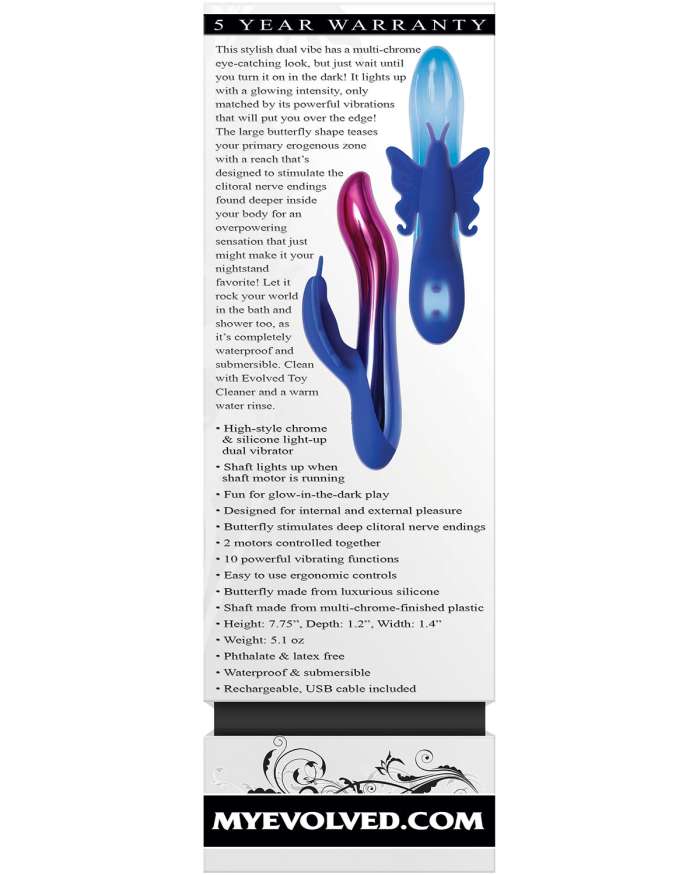 Evolved Firefly Light Up Butterfly Vibrator
