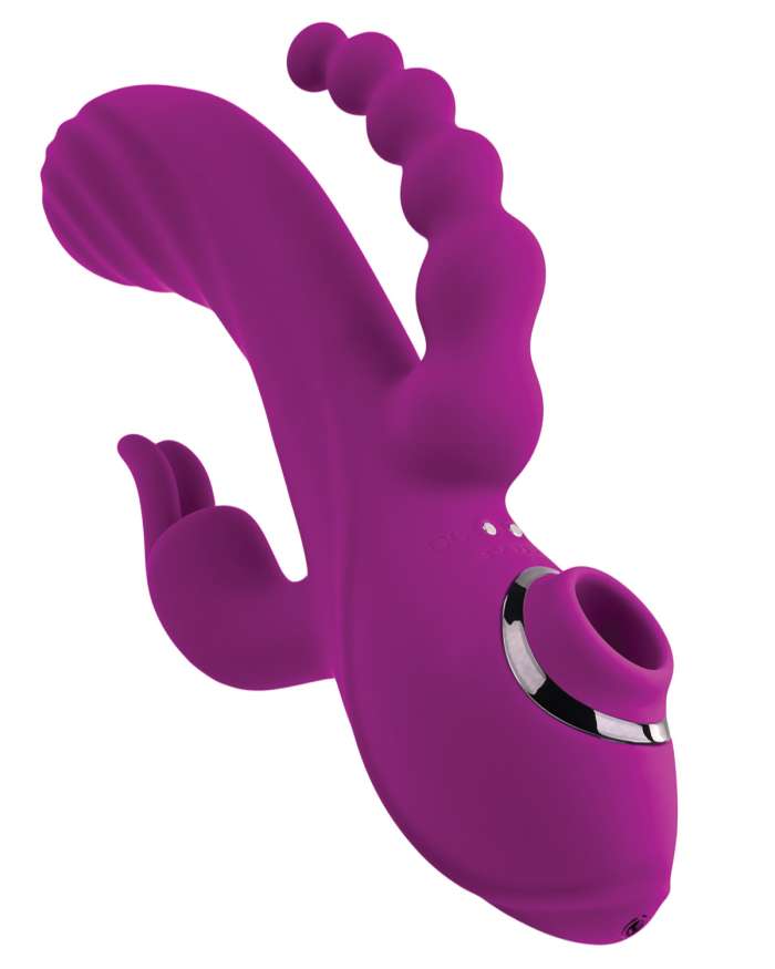 Evolved Fourgasm Vibrating And Suction Rabbit