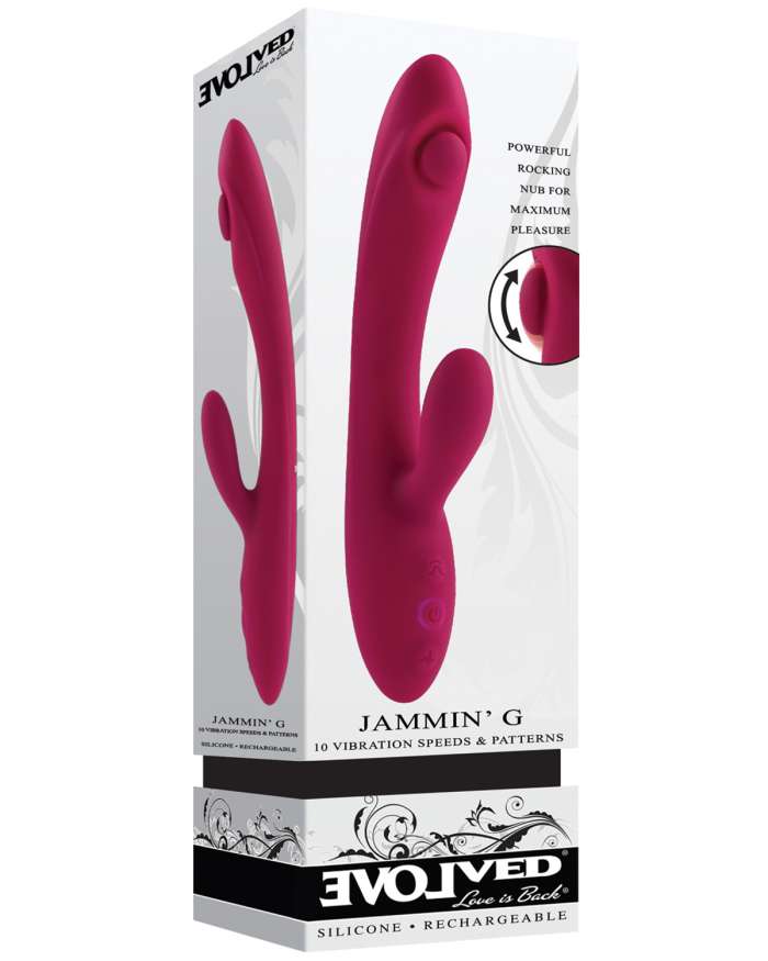 Evolved Jammin G Rocking Nub Rabbit Vibrator
