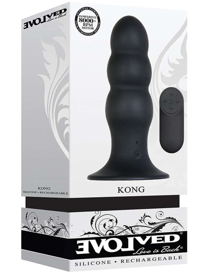 Evolved Kong Vibrating Anal Butt Plug