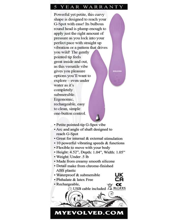 Evolved Lilac G Petite Vibrator
