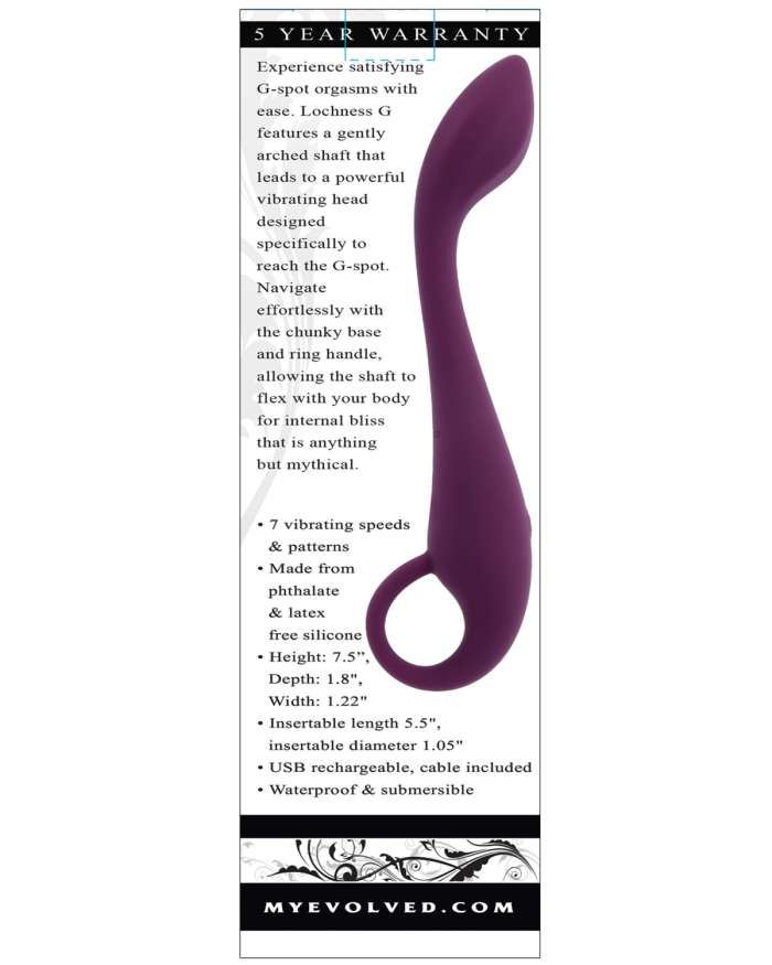 Evolved Lochness G G-Spot Vibrator