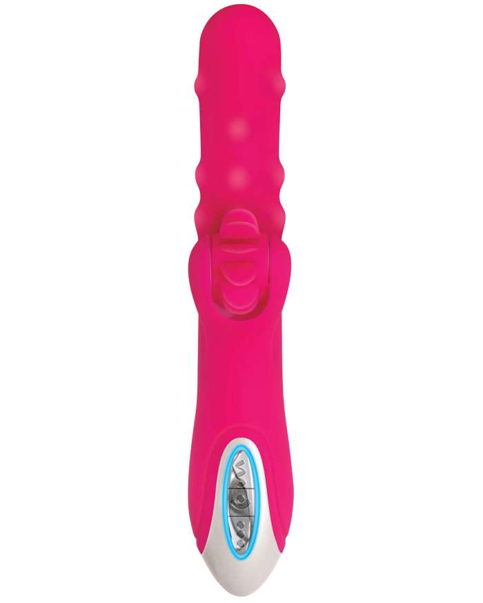 Evolved Love Spun Vibrator with Beads & Spinning Stimulator