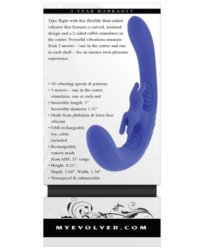 Evolved Lovebirds Dual Ended Triple Motor Vibrator