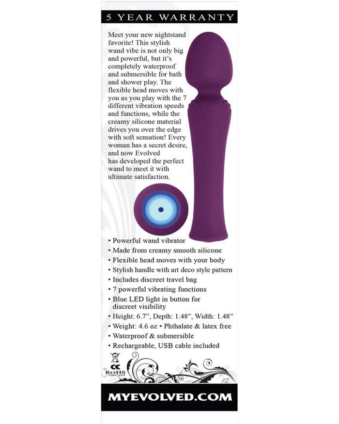 Evolved My Secret Wand Vibrator with Flexible Head