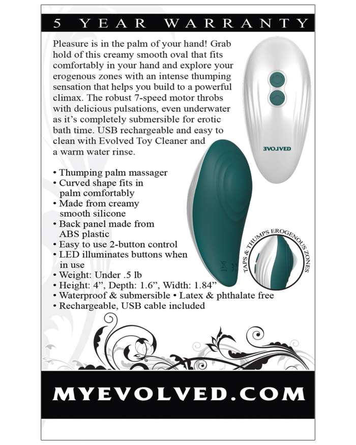 Evolved Palm Pleasure Vibrator