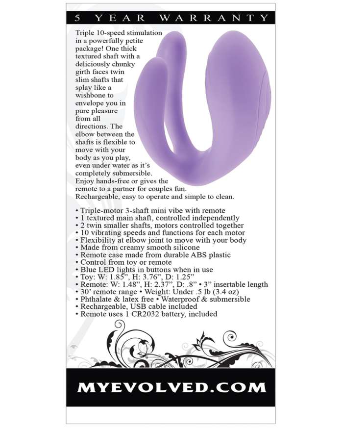 Evolved Petite Tickler Mini Vibrator