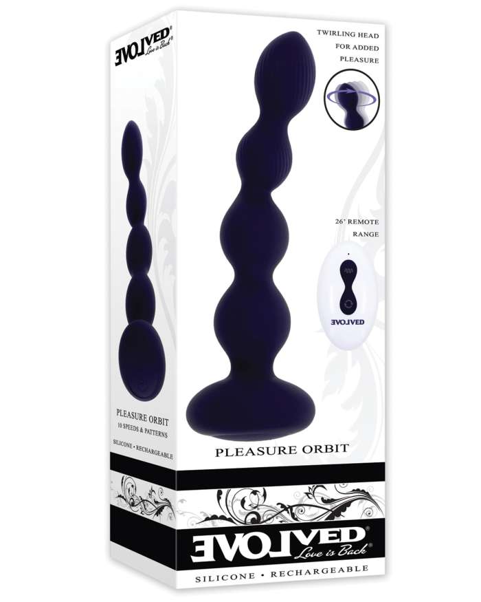 Evolved Pleasure Orbit Twirling Vibrator with Remote
