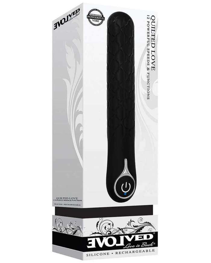 Evolved Quilted Love Textured Vibrator