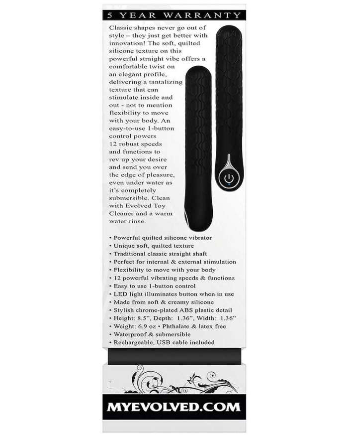 Evolved Quilted Love Textured Vibrator
