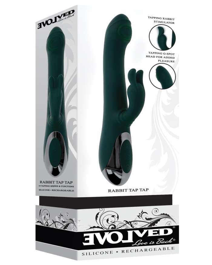 Evolved Rabbit Tap Tap Tapping Vibrator
