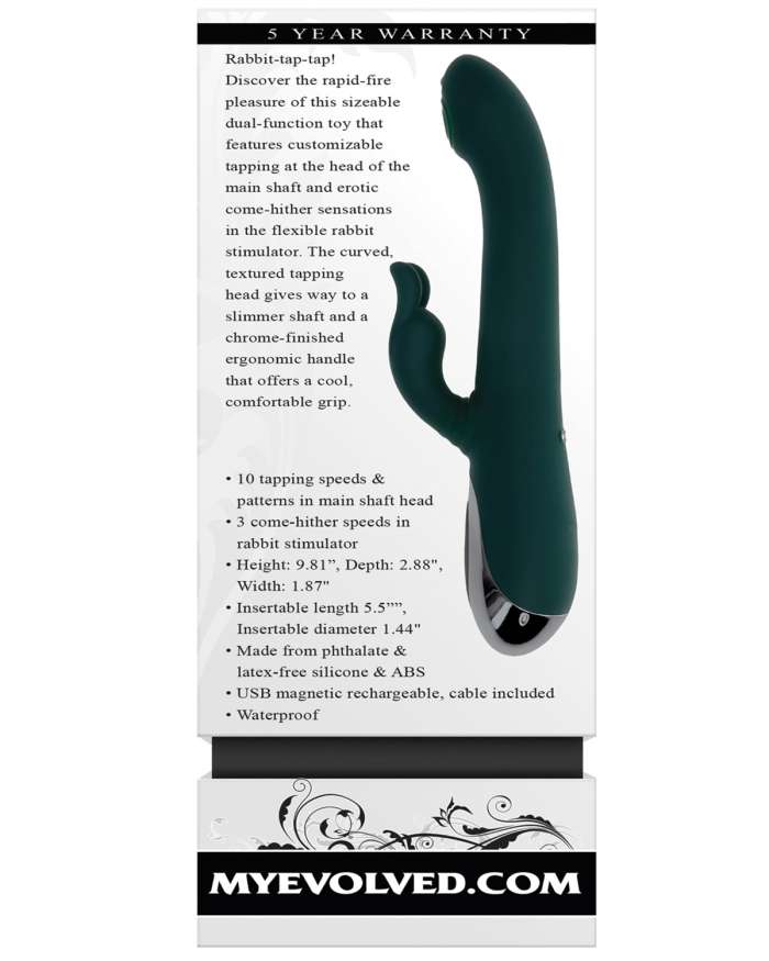 Evolved Rabbit Tap Tap Tapping Vibrator