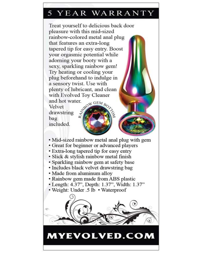 Evolved Rainbow Metal Plug