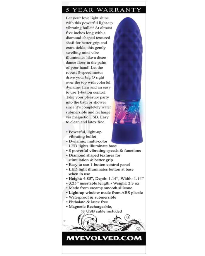 Evolved Raver Light Up Vibrator