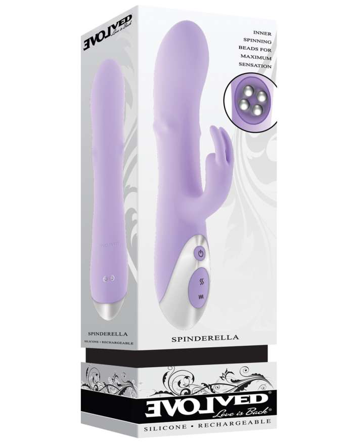Evolved Spinderella Triple Motor Spinning Rabbit Vibrator